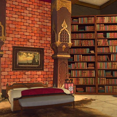 Twylia Vega Blog Entry Decorating My House Final Fantasy Xiv The Lodestone - Brick Interior Wall Ff14
