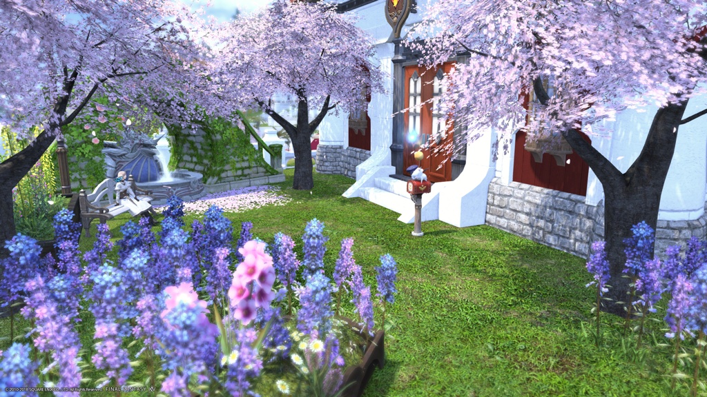 Chui Artemis 日記 ハウジングss 桜の庭 Final Fantasy Xiv The Lodestone