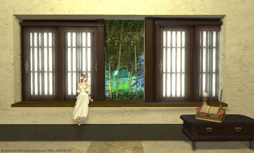 Gemma Windrunner 日記 4 3パッチ追加家具の展示室 ついに庭型水槽絵画窓作成 Final Fantasy Xiv The Lodestone